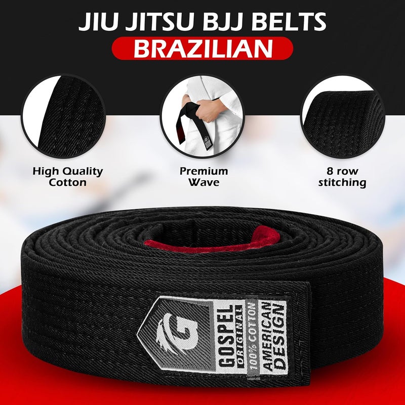 Gospel Vintage Series BJJ Belt for Men & Women | Brazilian Jiu Jitsu Belt with Vintage Colors - Image 2